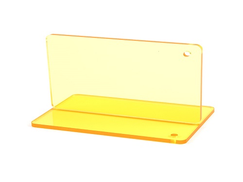 PVC透明板桔黃色密度1.4